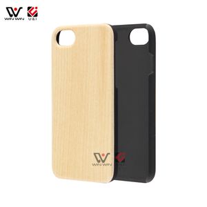 Coques de téléphone Coque arrière pour iPhone 6 7 8 Plus X XR XS 11 Pro Max Bois Naturel Bambou TPU Conception Personnalisée Gravure Laser Logo Cas En Gros