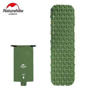 Colchoneta de viaje Naturehike, colchón de aire individual portátil para acampar, colchoneta de dormir ultraligera autoinflable, cama de aire, colchón inflable Y0706