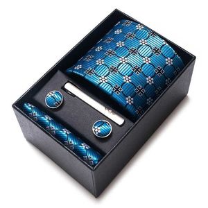 Cuella de corbata de cuello Colors de mezcla Marca Al por mayor Moda de seda Pocket Pocket Squares Set Corbito Caja Corbitan