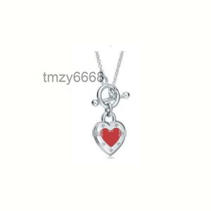Collier en argent Sterling 925, boucle d'amour Ot, pendentif en forme de cœur, cravate, petite chaîne de collier de foule 6NAY