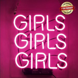 Neon Signs Girl Girls Neon Wall Decor Light Sign Led for Bedroom Words Cool Art Neon Sign Cute 12x10 6 233W