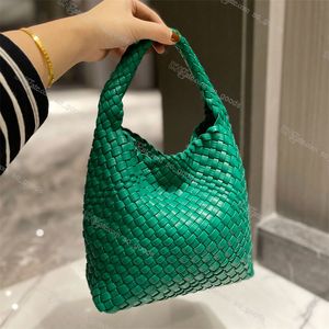 Bolsos de compras de lujo de diseñador para mujer, bolso tejido a la moda, bolso amarillo gris verde negro