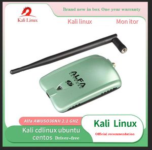 Adaptadores de red Ralink 3070L Chipset 2000mW Tarjeta inalámbrica de alta potencia 150Mbps Adaptador USB con antena 5db ALFA AWUS036NH 230712