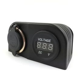 NOUVEAU 1/2 trous de voiture USB Base de tente de tente USB / voltmètre / cigarette Base de couverture de pochette pour le bateau à moto ATV pour la voiture USB