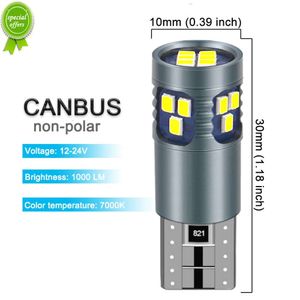 Feu de signalisation de voiture T10 W5W 194, ampoule Canbus 12V/24V 18SMD 7000K blanc, intérieur de voiture, dôme, coffre, lampes latérales à cale de lecture, 1 pièce, nouveau