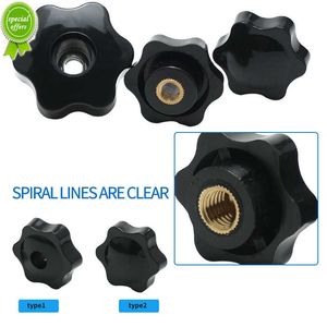 Black Plum Hand Tighten Nuts, M5/M6/M8/M10 Mechanical Clamping Knob Manual Nuts, 10/5PCS