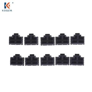 Nuevo 10 Uds RJ45 negro Ethernet Hub Puerto cubierta antipolvo Protector enchufe al por mayor