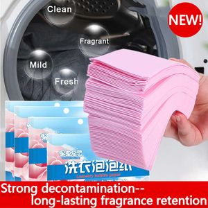 Nouveau 120 pièces comprimés de lessive forte décontamination détergent de nettoyage de lessive savon à lessive pour Machine à laver accessoires de salle de bain en gros
