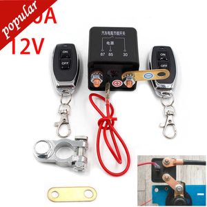 New 12V 200A Universal Battery Switch Relay Integrated Wireless Remote Control Disconnect Cut Off Isolator Master Switches Car Truck