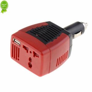 Nouveau 12V voiture onduleur USB 2.1A 75W DC12V à AC 220V convertisseur adaptateur avec chargeur de voiture allume-cigare