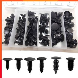 Nouveau 140 pcs Nylon Plastique Pare-chocs Clip Porte Doublure Conseil Plafond Rivet Commerce Extérieur Clip Garniture Panneau Clip 4mm 5mm 6mm 7mm 8mm 9mm