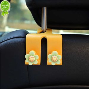 Nouveau 1 pièces nouveau Double-cintres universel siège de voiture accessoires support crochet voiture sacs masque organisateur crochet vêtements manteau stockage étagère support