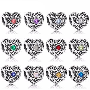 NEW 2021 100% 925 Sterling Silver 791784GR Zodiac Charm Fit DIY Women Original Bracelet Fashion Jewelry Gift