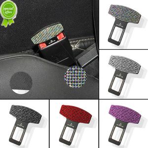 Crystal Car Safety Buckle Extension Silencer Extender Clasp Insert Plug Clip Bling Car Accessories Interior for Women