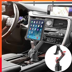 Nouveau support de verre de tablette 2023, support de smartphone réglable 360 pour voiture, barre d'inclinaison 270, Base triangulaire, support de tablette pour SUV