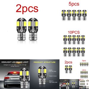 NOUVEAU 2024 2024 LUMIÈRES DÉCORATIVES 10X SIGNAGE DE CAR TEMPRE T10 W5W LED 5730 8SMD LED LUMIÈRE 12V AUTO DOME BALBE CADE COUPE CELOP DE SAUTUM LAMPE STOP ACCESSOIRES DE VOITURES LUMIÈRES