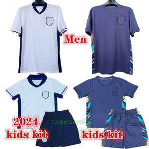 Nouveau 2024 2025 maillots de football anglais kits de football pour enfants 24 25 hommes BELLINGHAM SAKA RASHFORD STERLING GREALISH KANE maillot de football