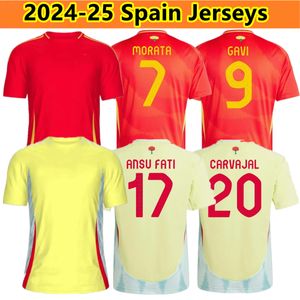 Nuevo 2024 2025 España camisetas de fútbol PEDRI LAMINE YAMAL RODRIGO PINO MERINO SERGIO M.ASENSIO FERRAN C.SOLER 24 25 Hombres Niños HERMOSO REDONDO CALDENTEY Camiseta de fútbol