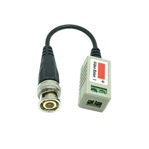 Nouveau 2024 2PCS (1 paires) AHD / CVI / TVI Twisted BNC CCTV Video Balun Transmetteurs passifs UTP BALUN BNC CAT5 CCTV UTP VIDEO BALUN