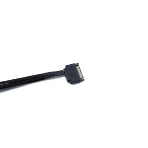 NOUVEAU Câble adaptateur 2024 15 Pin vers 3pin 4pin Power Power SATA 1 à 4 Câbles d'extension pour ordinateur CPU Connecteurs de ventilateurs de refroidissement de l'hôte CPU