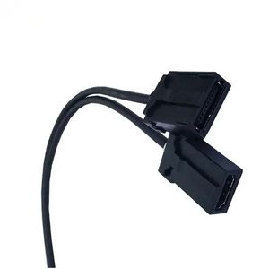 NOUVEAU 2024 Noir 0,3M de 0,3m HDMI compatible 1.4 Version HDMI Compatible E mâle mâle à AF HDMI Compatible Car Video Video Dédié Cablepo