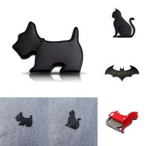 Nouveau 2024 noir 6/10 / 12 pouces autocollant de voiture personnalisée mignon pour animal de compagnie pour animaux de compagnie