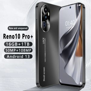 Nouveau 2024 marque Reno10 Pro + Android 13 tablette débloquée 7.3 pouces 16GB + 1TB 7800mAh réseau 4G/5G 50MP + 108MP téléphone Globle