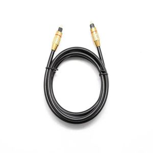 Nouveau câble audio Toslink de haute qualité 2024 pour transmission audio numérique avec tête plaquée or et OD60mm2.pour le câble à fibres optiques numériques