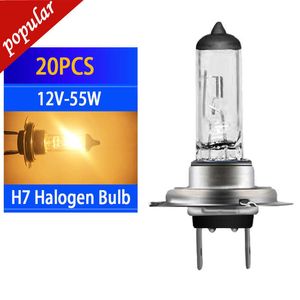 Nouveau 20 pièces voiture H7 12V haute puissance 55W Signal avant phare halogène ampoules antibrouillard blanc chaud lampes Mitsubisi lanceur 7000LM