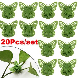 New 20Pcs/set Plant Climbing Clips Mini Invisible Rattan Bracket Fixed Buckle For Garden Vegetable Vine Upright Plant Accessories