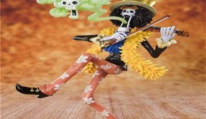 NUEVO 23 cm Japón Anime ONE PIECE 20 Aniversario Los Piratas del Sombrero de Paja BROOK Burukku PVC Figura de Acción Modelo Brinquedos Juguetes T24693679