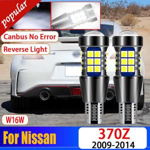 Nuevo 2 uds coche Canbus sin errores 921 LED luz de marcha atrás W16W T15 bombillas de respaldo para Nissan 370Z 2009 2010 2011 2012 2013 2014