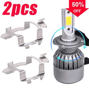 Nouveau 2 pièces support de Base de phare adaptateur support de prise de véhicule pour H7 phare LED ampoule phare pont supports de lumière accessoires