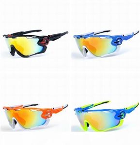 Nouvelles verres à cyclistes polarisés à cyclisme Polarise Sunglasses Jaw Outdoor Mountain Designers Sports Bicycle Sun Glasses avec Cases Boxs1736820