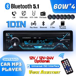 Lecteur MP3 Bluetooth pour voiture, Radio Audio, sept couleurs de lumière, 1din, 12V/24V, camion, disque Flash USB, Machine, Certification CE, nouveauté 3010