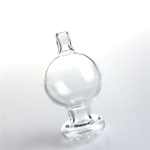 30mm XXL Glass Carb Cap Dabber con Hookah Bubble Ball Grueso Clear Peak Insertar tapas universales para cuarzo Banger Nail