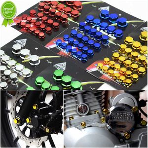 Nouveau 30 pièces moto vis décoration couverture placage capuchon coloré écrou couverture moto accessoires pour voiture moteur Scooters électrique