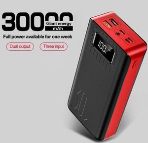 Nouveau 38000 mAh batterie externe Micro USB 2.4A charge rapide Powerbank LED affichage chargeur de batterie externe Portable noir