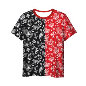 Neue 3D-Druck Kausale Kleidung Bandana Muster Mode Männer Frauen T-shirt Plus Größe Größe S-7XL 014
