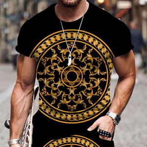 Nouveau 3D impression vêtements décontractés haut de gamme modèle de luxe mode hommes femmes T-shirt grande taille taille S-7XL 025