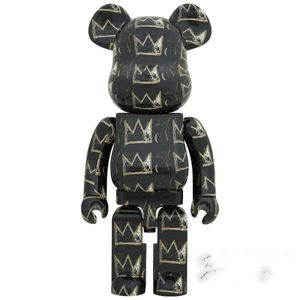 Nouveau 400% Bearbrick Action Toy Figures 28cm Jean-Michel Basquiat Limited Collection Accessoires de mode Medicom Toys