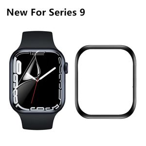 Nouveau boîtier de montre intelligente 45mm pour Apple watch série 9 bracelet marin montre intelligente montre de sport boîte de bracelet de chargement sans fil film de couverture de protection