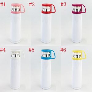 NOUVEAU 500 ml Sublimation Tumbler En Acier Inoxydable Tasses Isolées Sous Vide Personnalisé Couverture Transparente Thermos Tasse SEA SHIPPING T9I001143