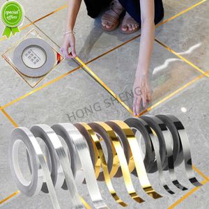 New 50M Gold black Self-Adhesive Tile Stickers Tape Floor Waterproof Wall Gap Sealing Strip Tile Beauty Seam Sticker Home Decoratio