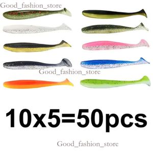 Nuevo 50 piezas de silicona suave Silicona Cebo Shad Wobbler Pesca Fisionar LUNA SEA SWIMBAIT SLURA SILICONA LURA Spinnerbait Fishing Lures Fishing 126