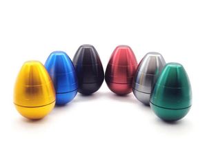 Nuevos accesorios para fumar de 58 mm Aleación de aluminio Tabaco Hierba colorida Especias Molinillo Triturador Vaso Roly-poly Forma Diseño innovador