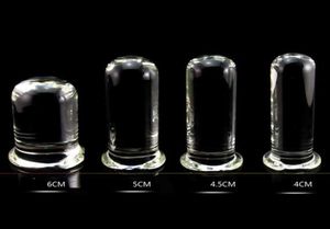 NOUVEAU GREURE 6 TIGHNE GLASSE GRAND MEULLE Glune pénis Crystal Plug Plug Adult Toys Sexy For Women G Spot Stimulateur Smooth Beautiful8793875