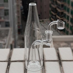 7,5 pouces verre bong dab plate plate-forme recycleur perc eau pipe narchalhs tube droit tube tuyau de tuyau avec 2mm litres Banger