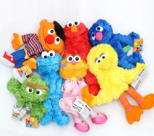 Marionnette à main de rue sésame, 7 Styles, 10quot13quot 26CM34CM, ballerine Zoe Big Bird Cookie Elmo Emie Beanie Grover Oscar5488369, nouveau