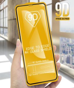 Nouveau protecteur d'écran 9D pour téléphone 11 14 13 12 8 7 6 Plus max x xs xr verre de Protection 9H verre trempé complet 9957351